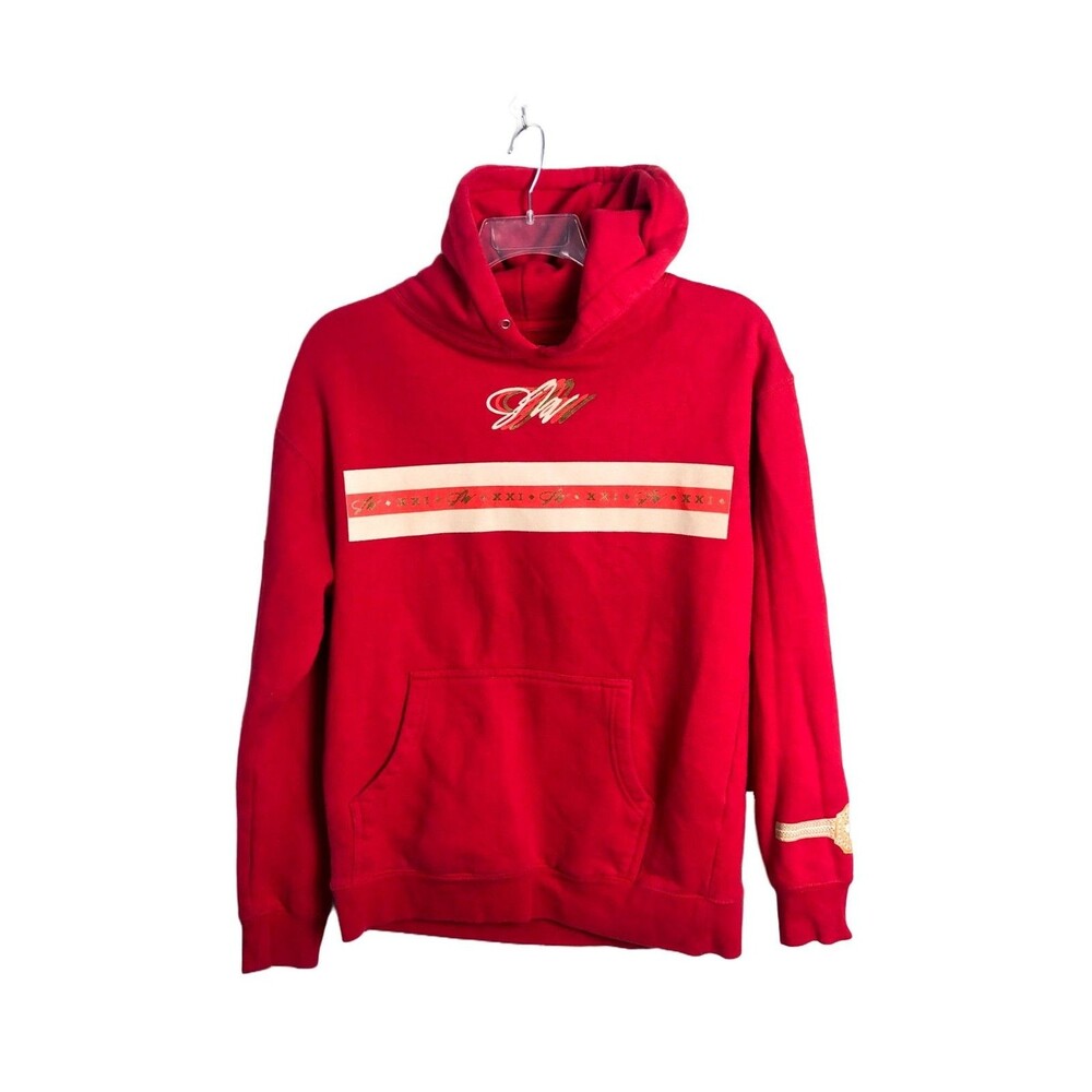 Jake Paul Fanjoy Red Pullover Hoodie Sweatshirt Medium